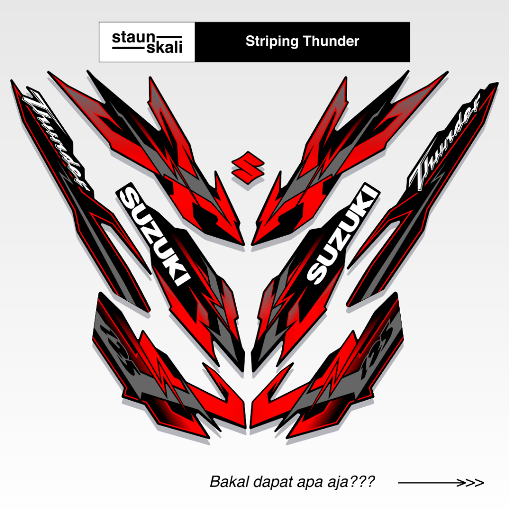 Striping Suzuki Thunder 125 Variasi (1) 2008 2009 2010 2011 2012