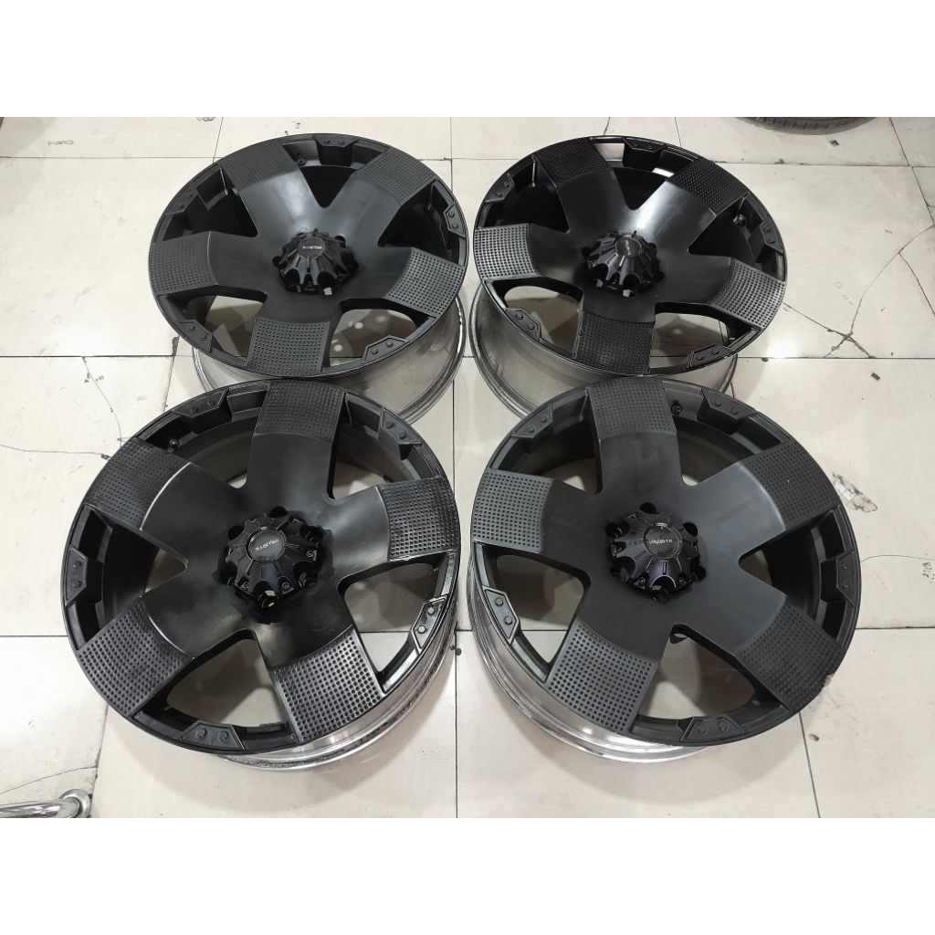 Jual Murah Velg bekas Pajero Balistic Ring 22 Lebar 9 Pcd 6x139 et 15
