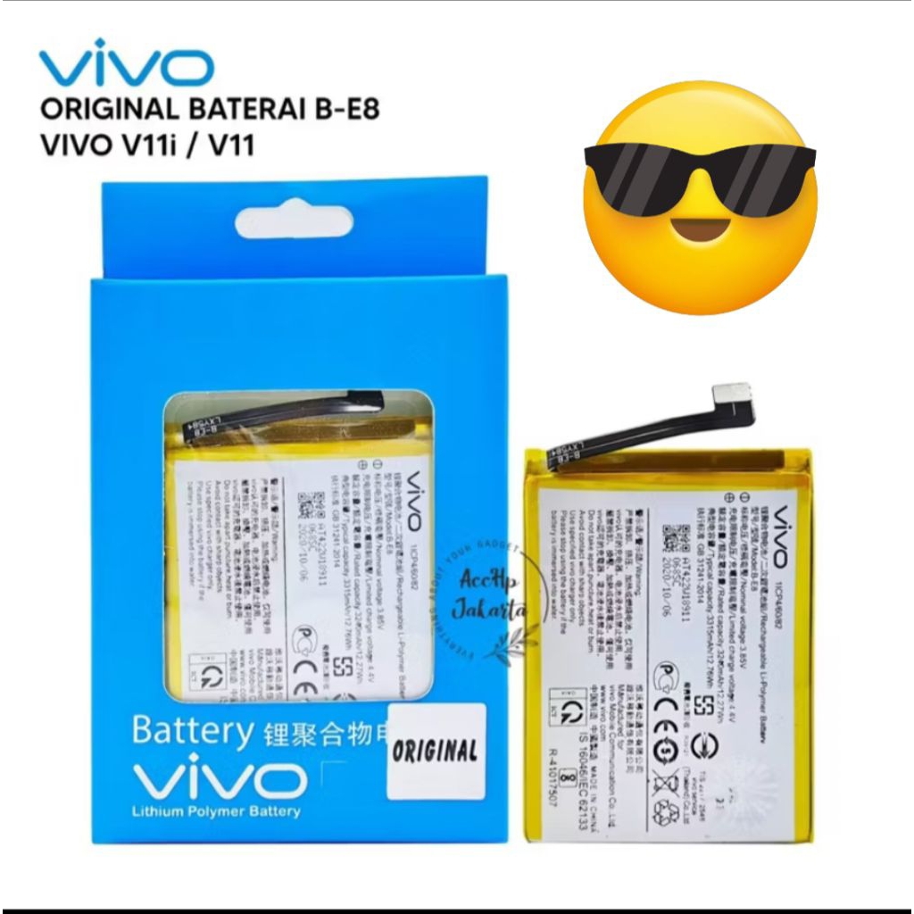 Baterai Battery Batre Vivo V11i / V11 BE8 BE-8 ORIGINAL 100%