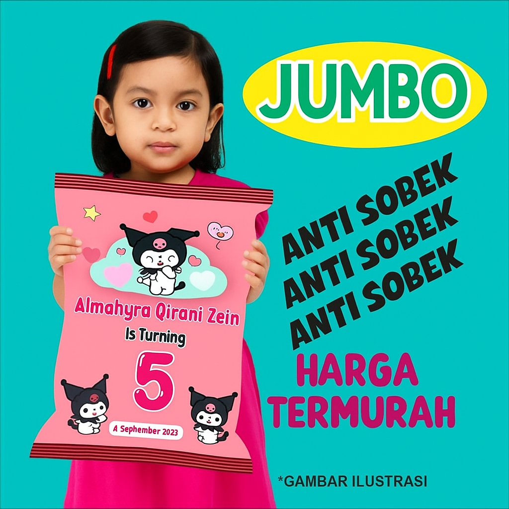 Pouch snack jumbo Pouch snack ultah Lebaran Pouch Pouch ulang tahun