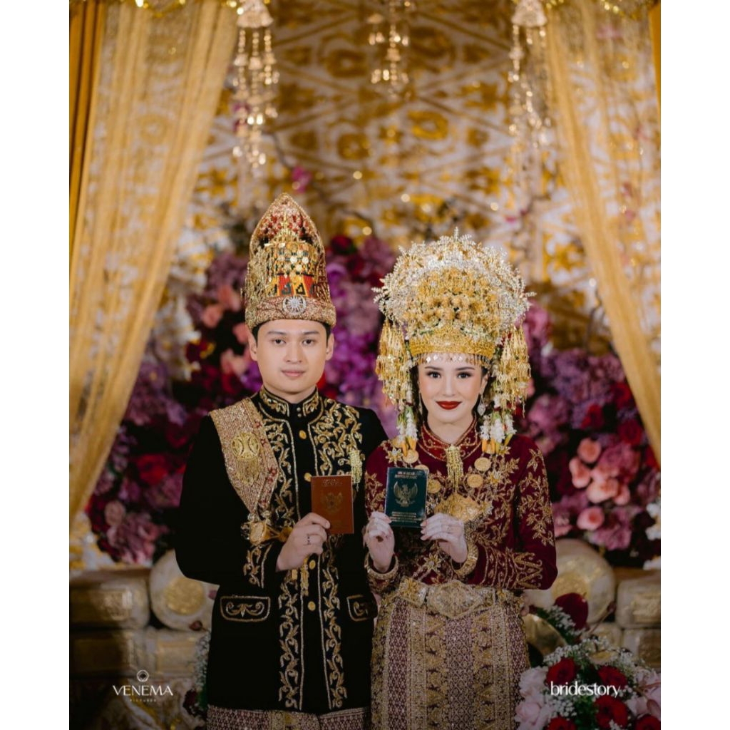 Set Baju Pengantin Adat Aceh + Songket