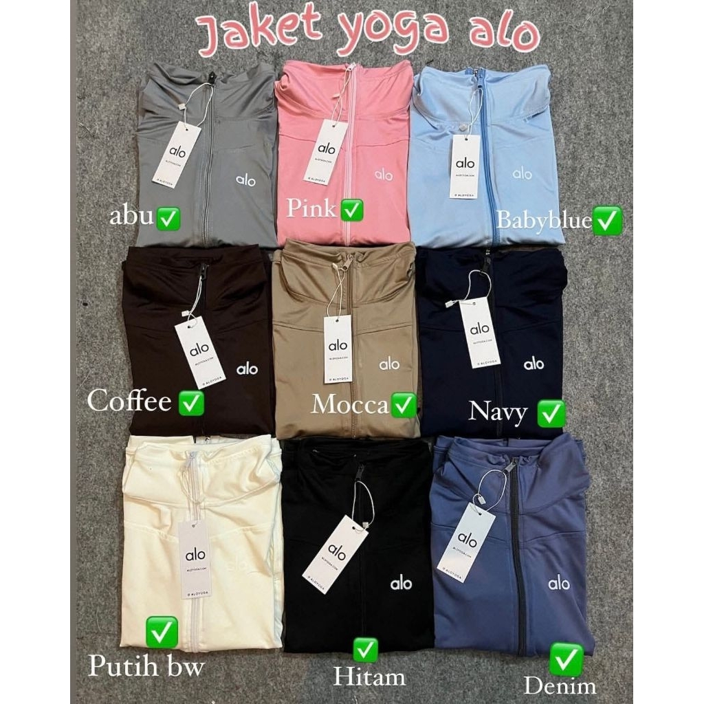JAKET SPORT OLAHRAGA OUTDOOR WANITA PRESSBODY SLIM FIT UV SPF 50++  ALO BAHAN SPANDEK POLYESTER