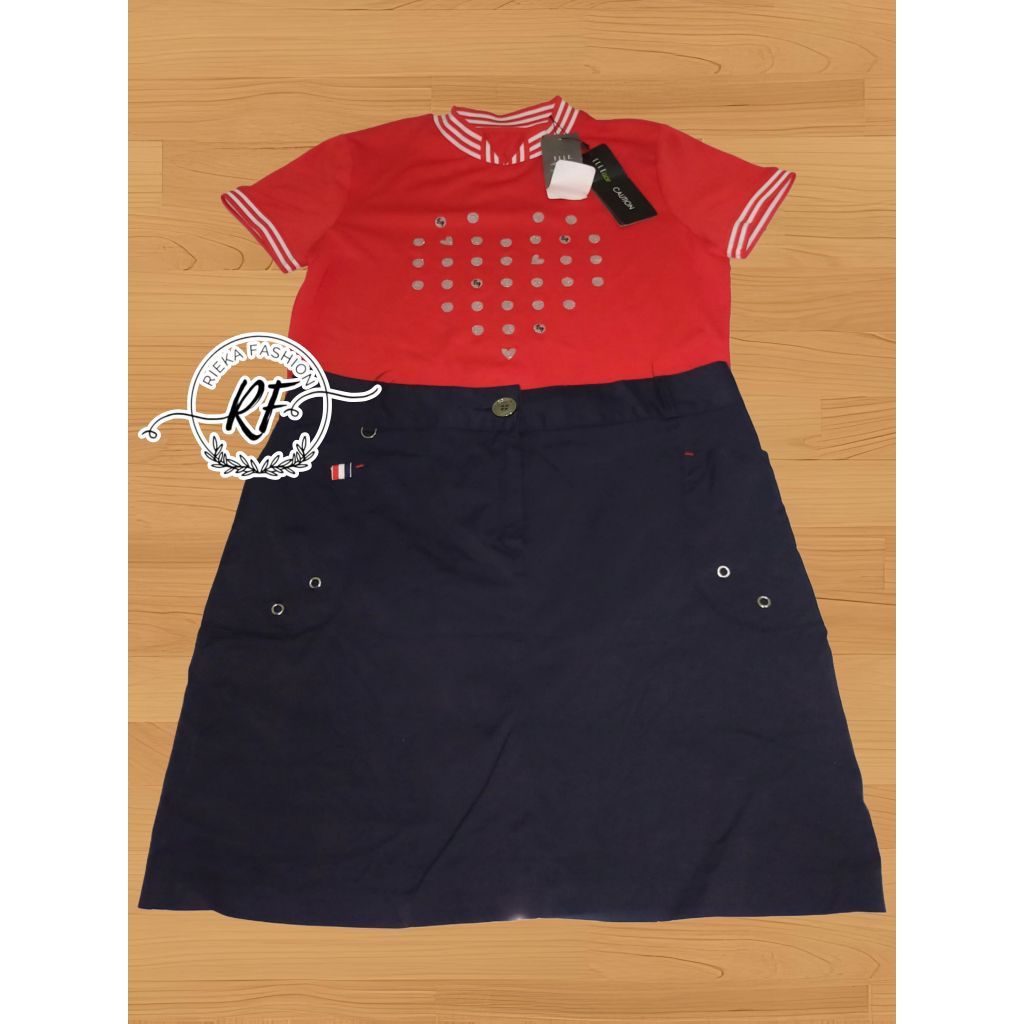 Baju Golf set Elle New full tag X Rokcel korea