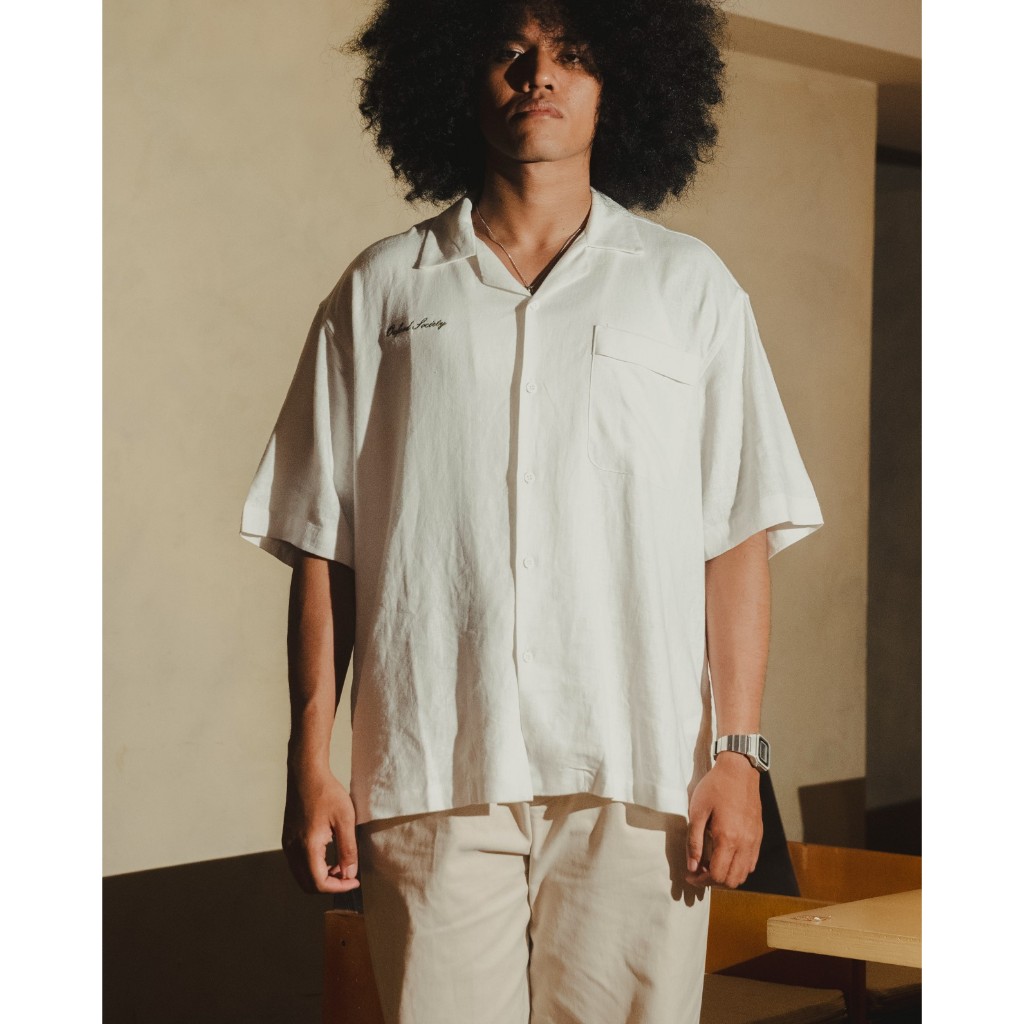 Oxford Society Lymington Linen Shirt Kemeja Linen Pria