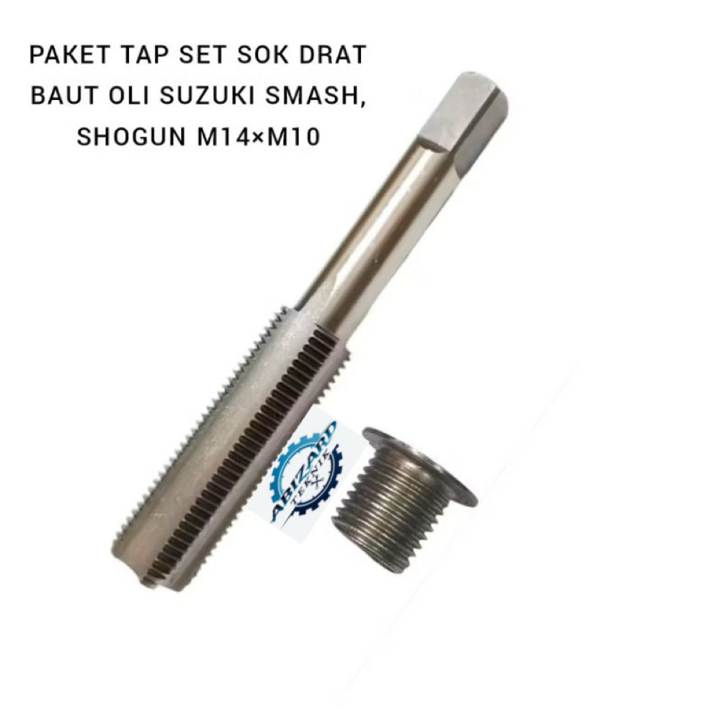 Tap Set Sok drat bosh drat oli mesin motor suzuki smash shogun drat baut 14