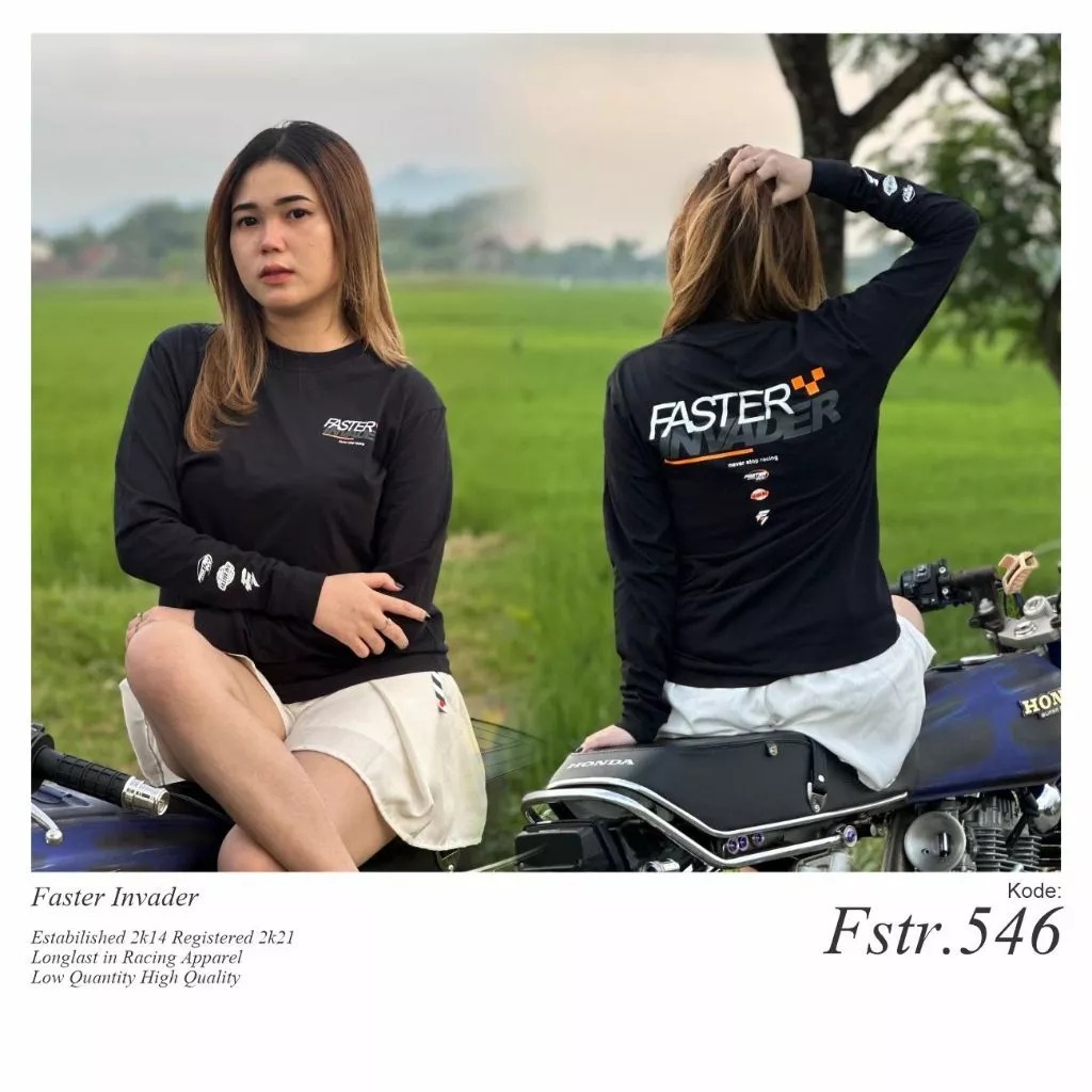 Kaos Faster Invader Lengan Panjang FSTR 546