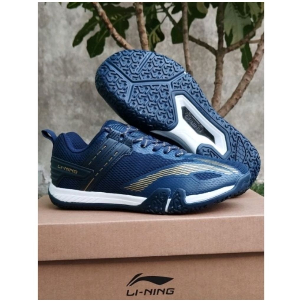 Sepatu Badminton LINING AERO FLOW Free KAOS KAKI + GRIP Sepatu lining terbaru pria wanita