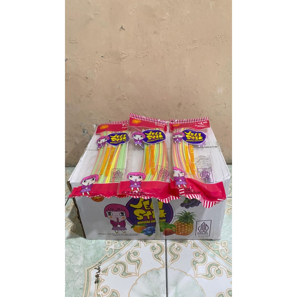 permen jelly stick panjang permen aneka rasa buah