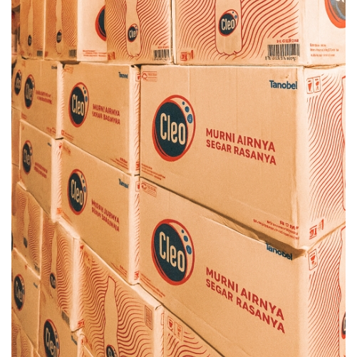 Cleo Air Mineral 550ml Botol Isi 24 Pcs - Cleo 1 Dus 550ml