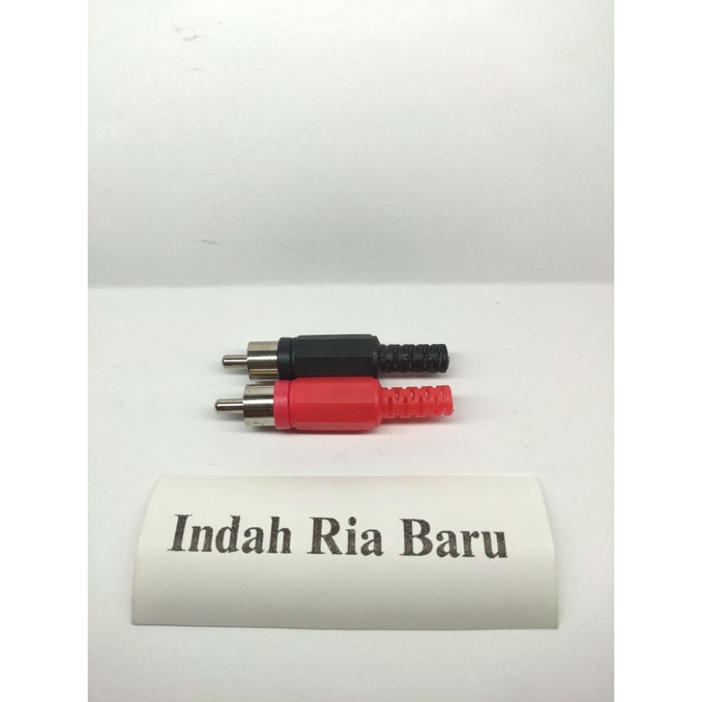 Jack RCA PVC Plastik Jek rca murah biasa