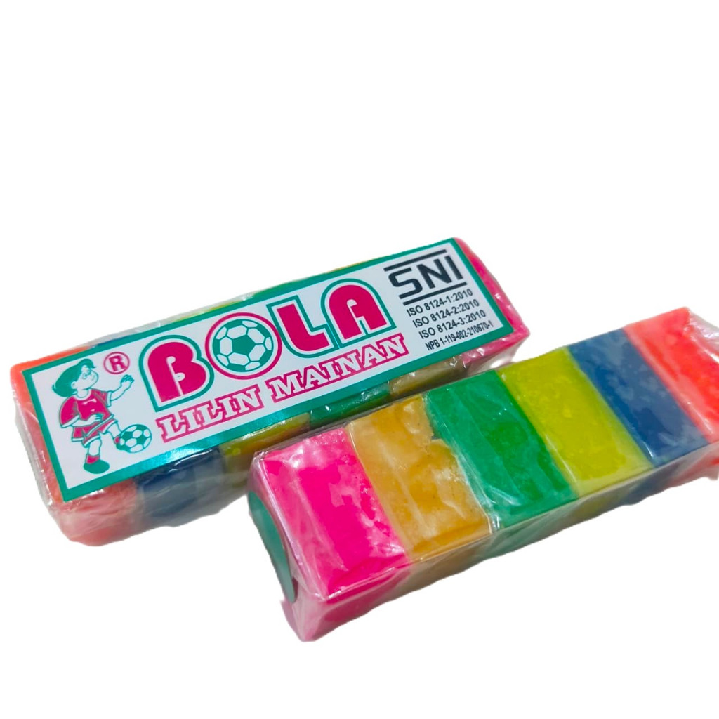 Lilin mainan isi 6 pcs harga grosir kualitas bagus lilin bola / malam mainan / mainan edukasi anak