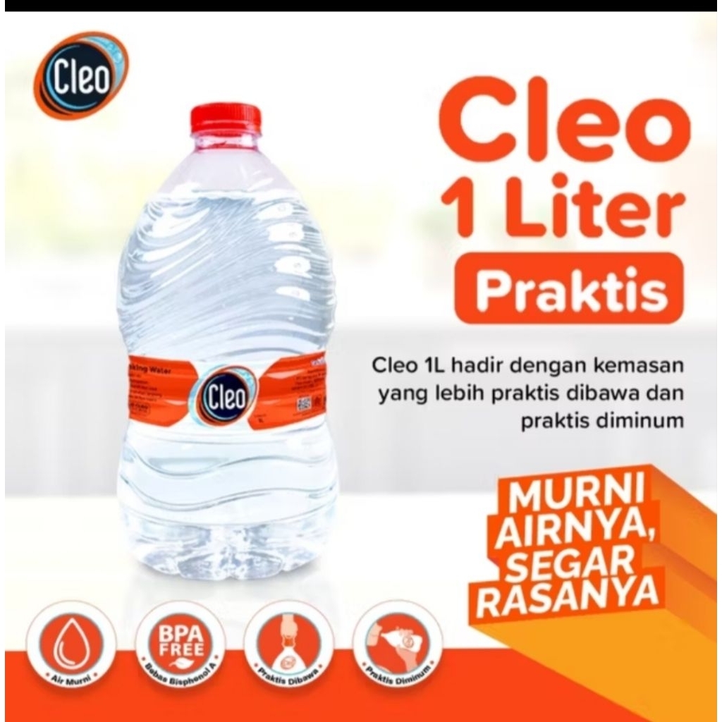 Cleo 1 liter 1 dus isi 12