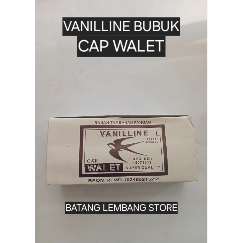 Vanilline/Vanilli Bubuk Cap WALET