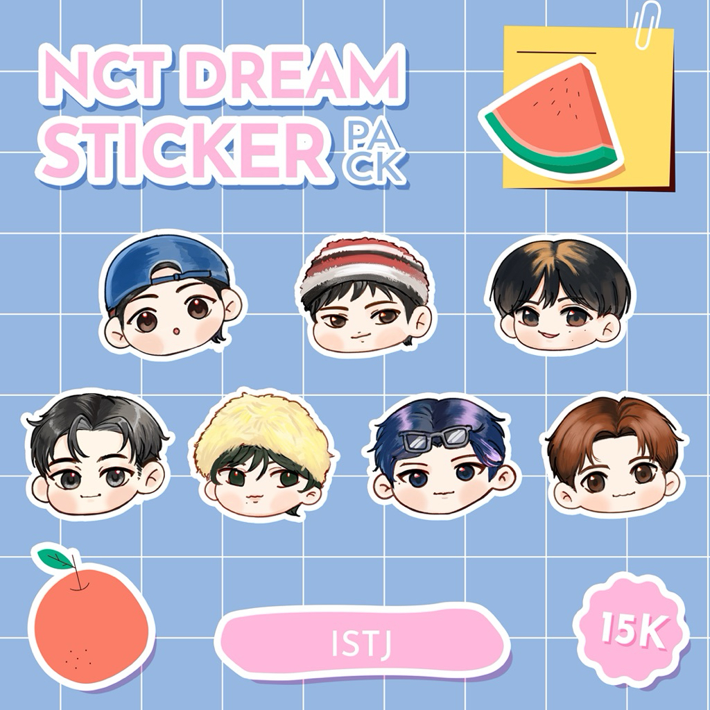 [NCT DREAM] READY STOCK STICKER PACK NCT DREAM MV ISTJ | HAECHAN JAEMIN JENO JISUNG MARK RENJUN CHEN