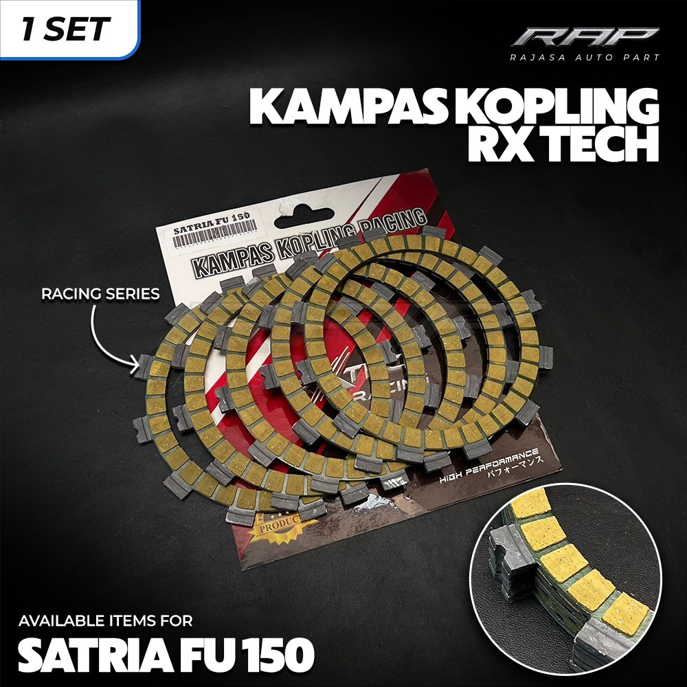 KAMPAS KOPLING RACING SATRIA FU 150 RACING RXTECH PLAT KAMPAS KOPLING SUZUKI SATRIA FU 150 RXTECH