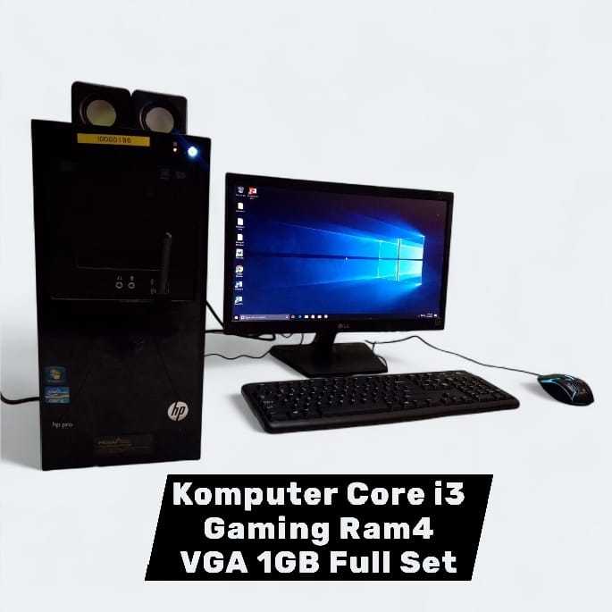 komputer core i3 gaming ram 4 vga 1 gb full set