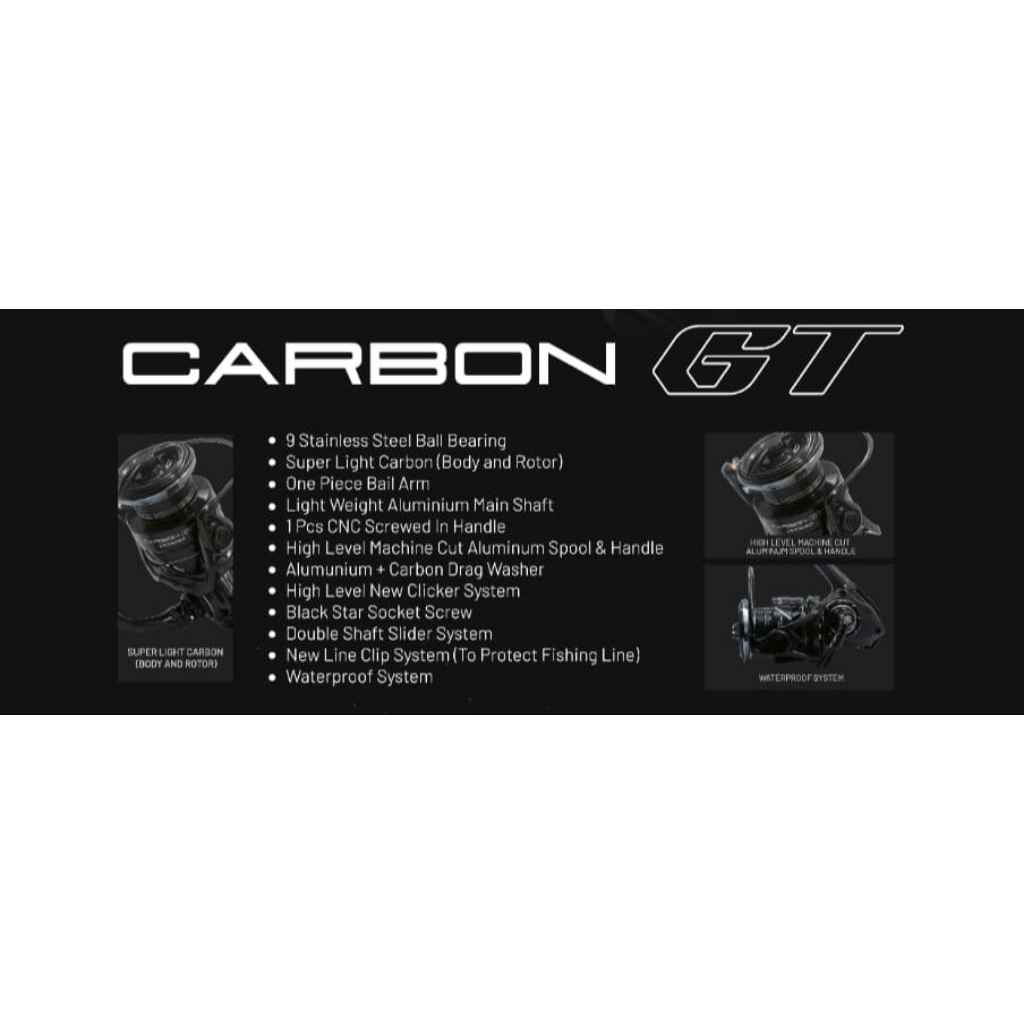 REEL GO STRIKE CARBON GT 2000PG