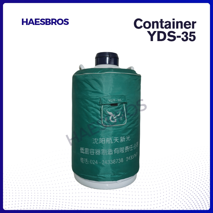 Container Nitrogen Cair /Penampung N2 Cair Type YDS 35 Kapasitas 35 liter Merk Shenyang - China
