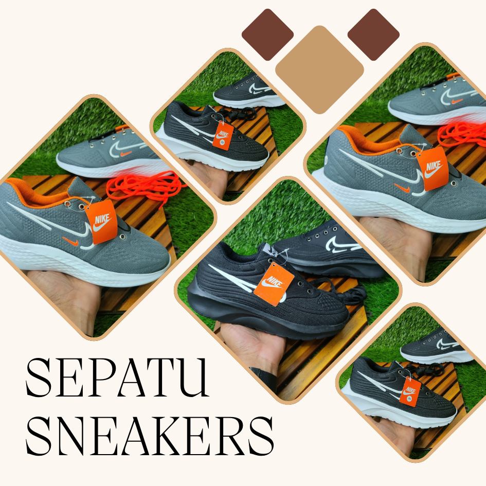 SEPATU SNEAKERS SERIES - DIS SHOES - NK18 NK28 NK35
