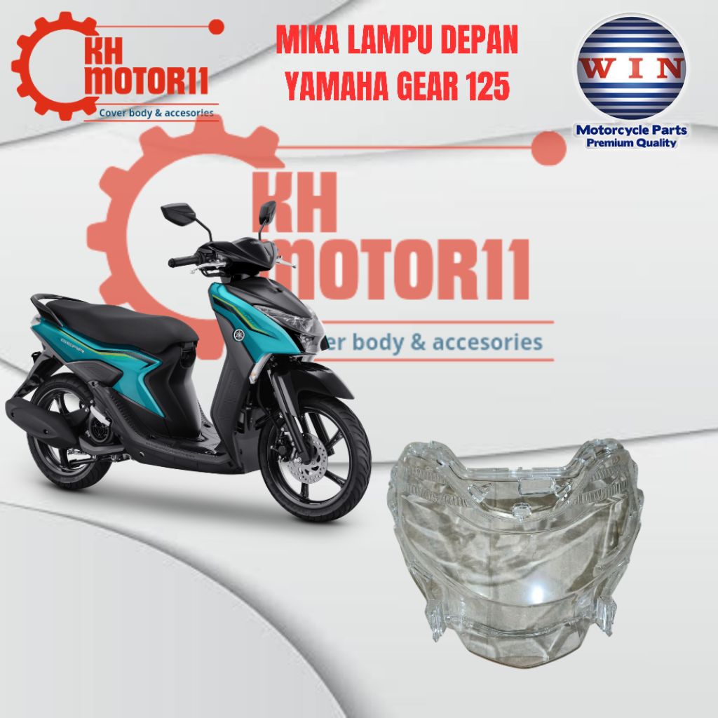 Win II Mika Lampu Depan Yamaha Gear 125 II Mika reflektor Yamaha Gear 125 2020 - 2025