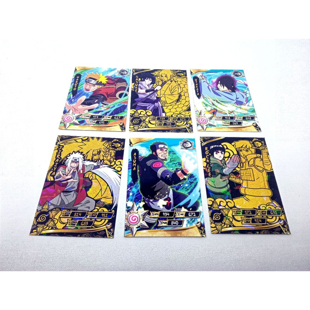 Trading Card Naruto shippuden Isi 10 Kartu Mainan