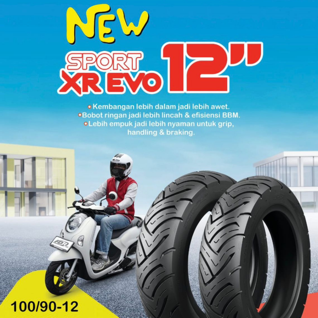 FDR SPORT XR EVO 80/80-14 80/90-14 90/90-14 90/80-14 100/80-14 100/90-12 110/90-12 110/70-13 130/70-