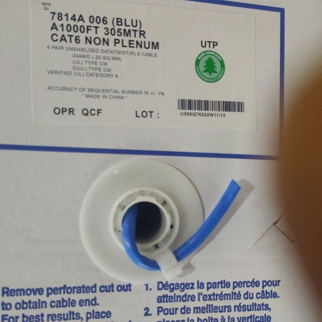 Kabel Lan Utp Cat6 meteran