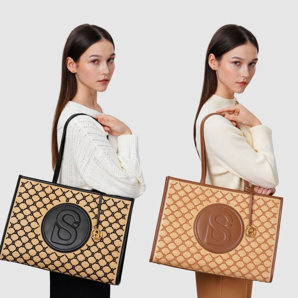 Buttonscarves Beverly Aaliya Tote Bag Large New