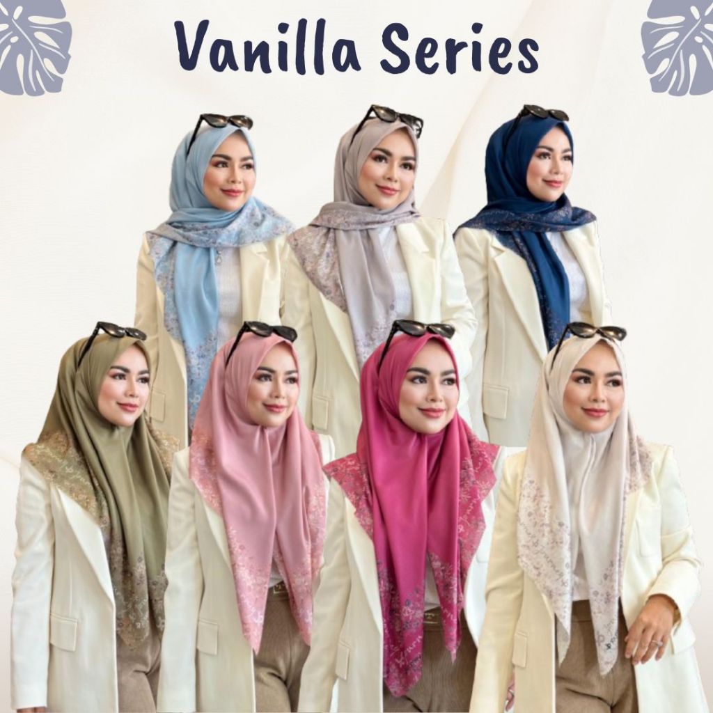 HIJAB SEGI EMPAT VANILLA SERIES JOURNEY SCARVES