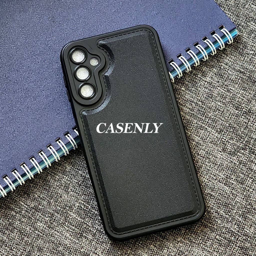 Premium Leather Black Case Samsung A24 5G Samsung A25 Samsung A26 Samsung A33 5G Samsung A34 5G Sams