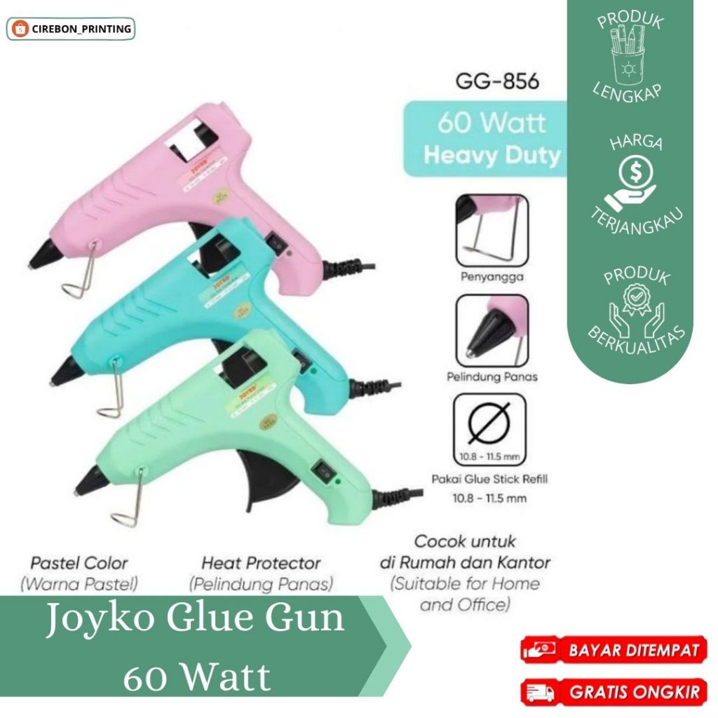 ALAT LEM TEMBAK JOYKO GG-856 / ALAT LEM TEMBAK / LEM TEMBAK JOYKO / LEM TEMBAK / PEREKAT / GLUE GUN 