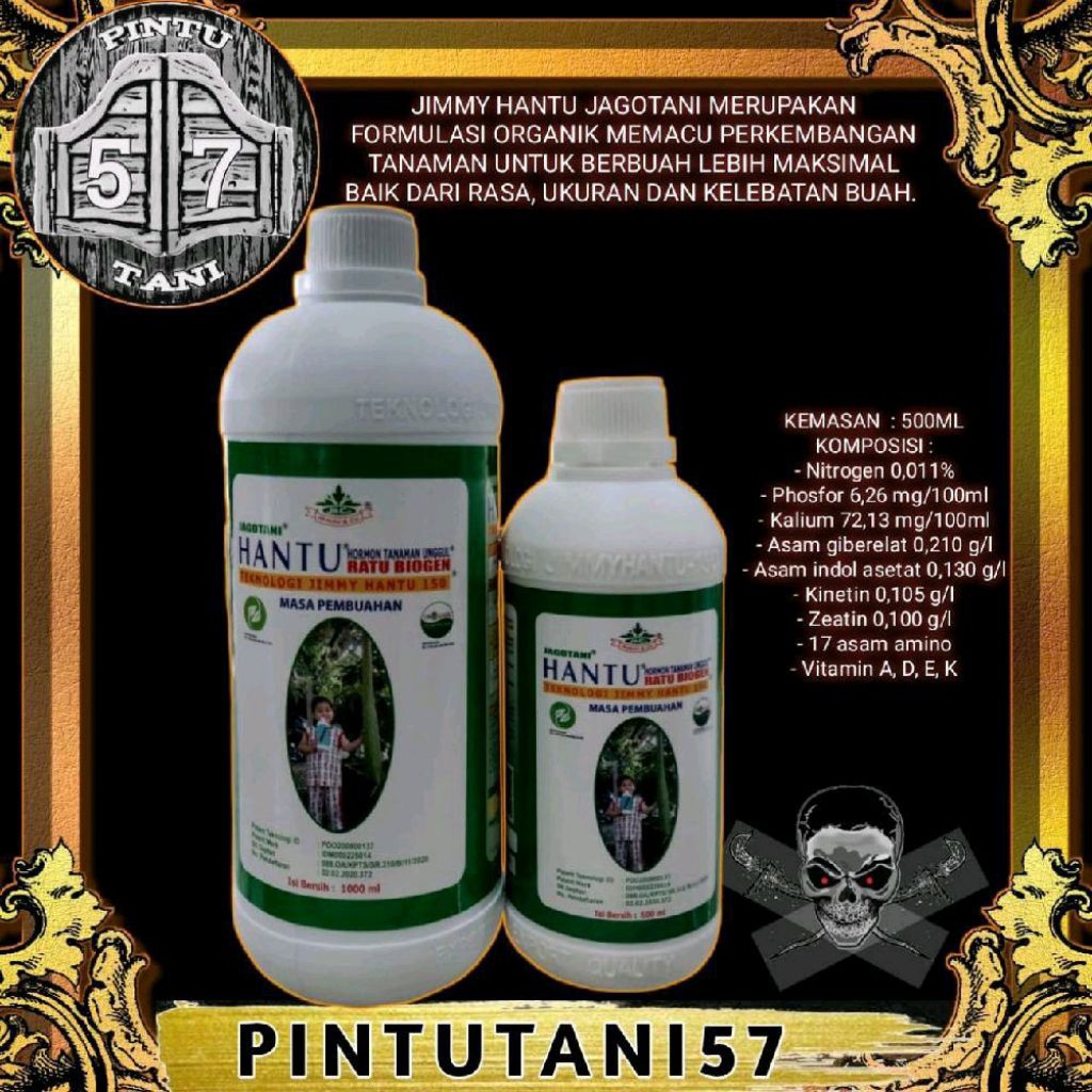 PUPUK JIMMY HANTU PELEBAT BUAH 500ML