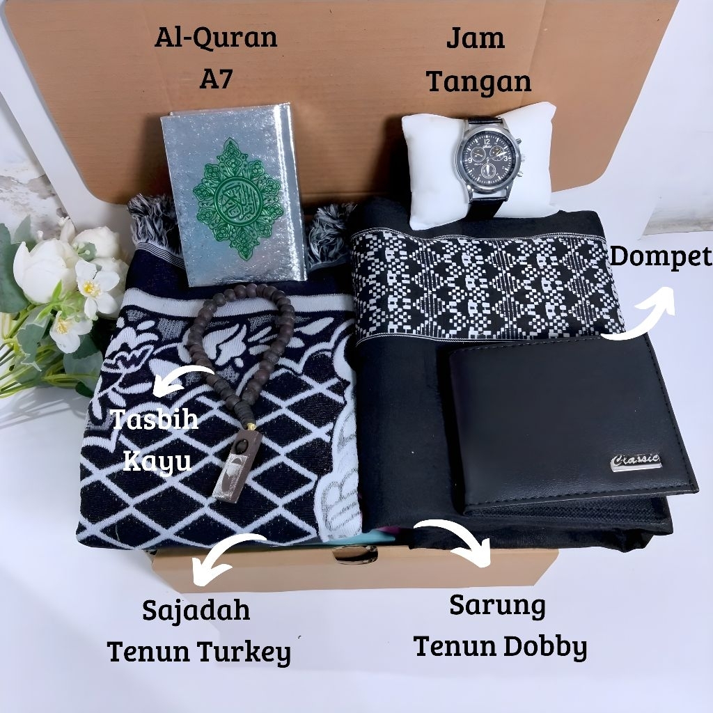 HAMPERS COWOK MUSLIM / KADO ULANG TAHUN COWOK / GIFT BOX COWOK / HAMPERS LEBARAN / KADO WISUDA