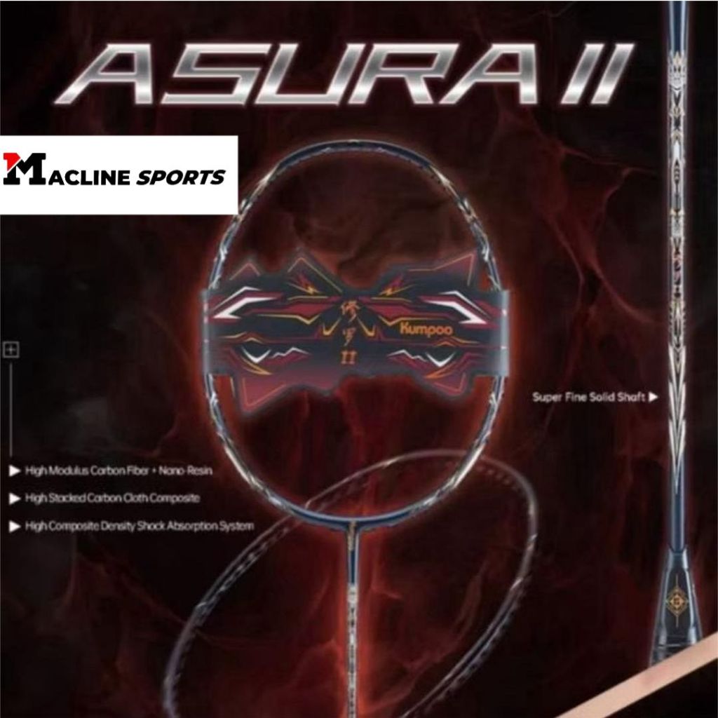 RAKET BADMINTON KUMPOO ASURA II / ORIGINAL KUMPOO ASURA II BADMINTON RACKET