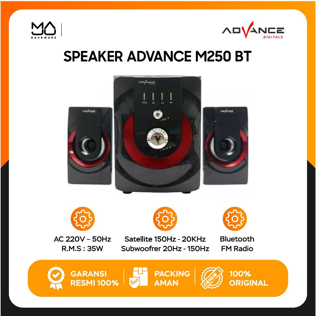 Speaker Advance M250BT - Garansi Resmi