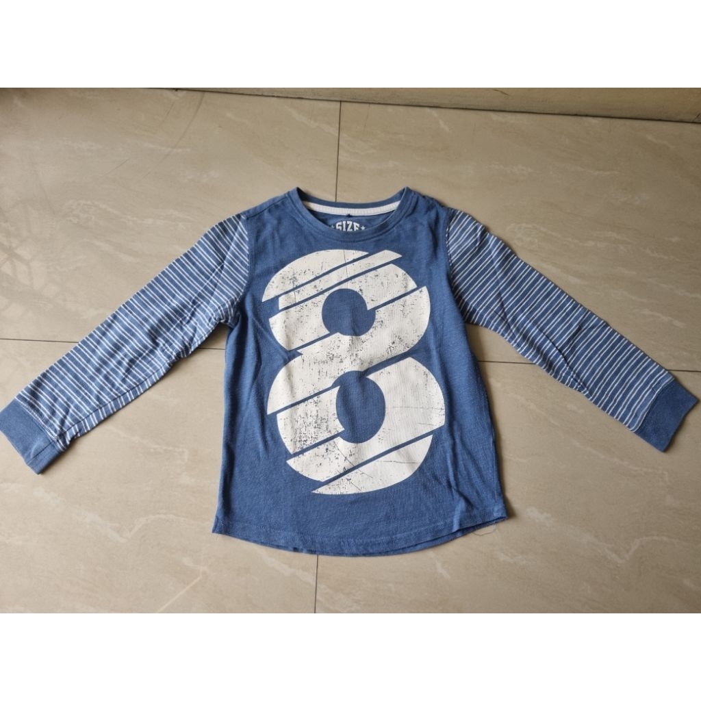 ya kaos katun lengan panjang anak 4 tahun -  5 tahun - olahraga sport