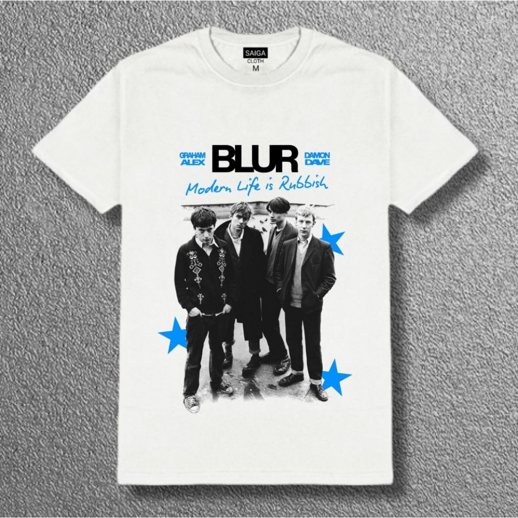 Baju band Blur modern life is rubbish premium cotton