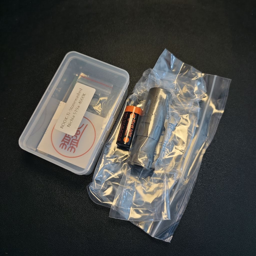 Reylight Rook Titanium Ti Stone Washed + Emisar D3AA Ti