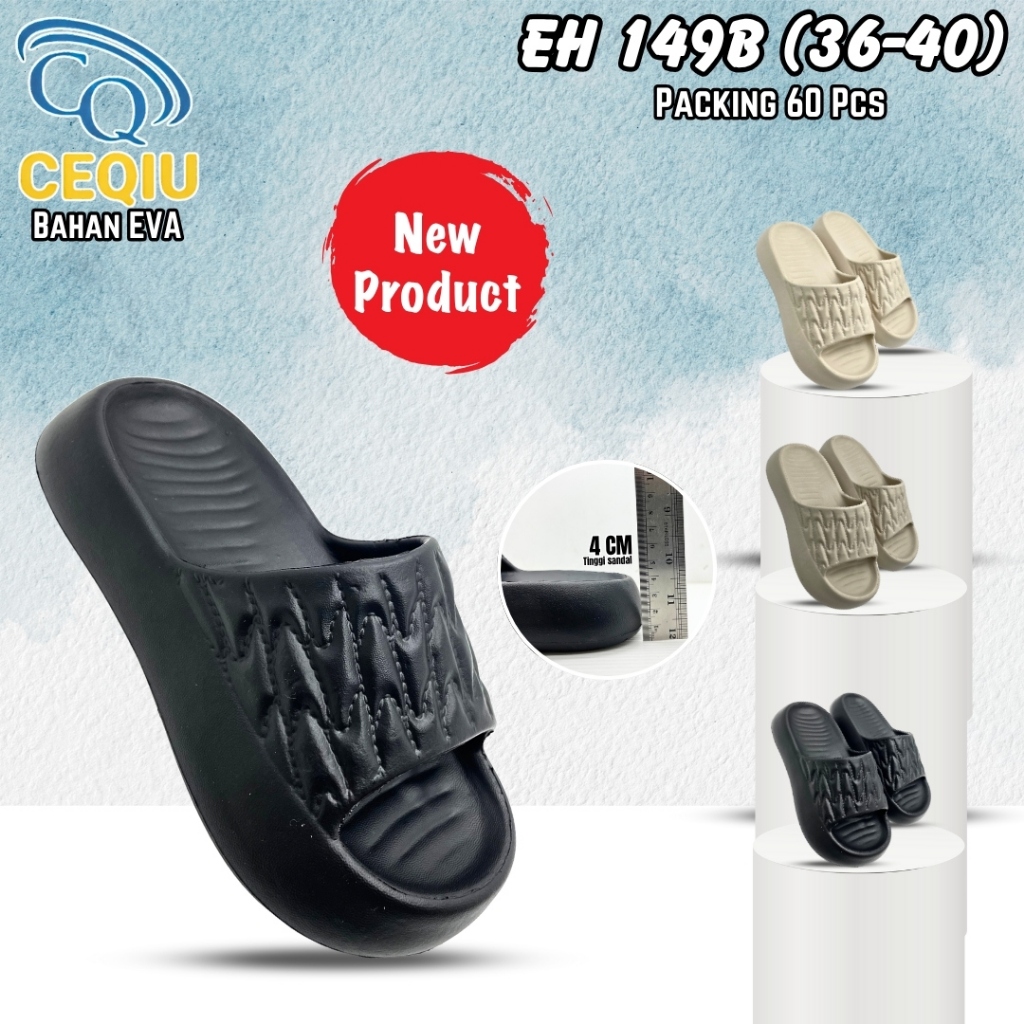 Sandal Wanita Dewasa, Sandal CEQIU Trendy uk 36-40 || EH 149B ||  sandal Fashion