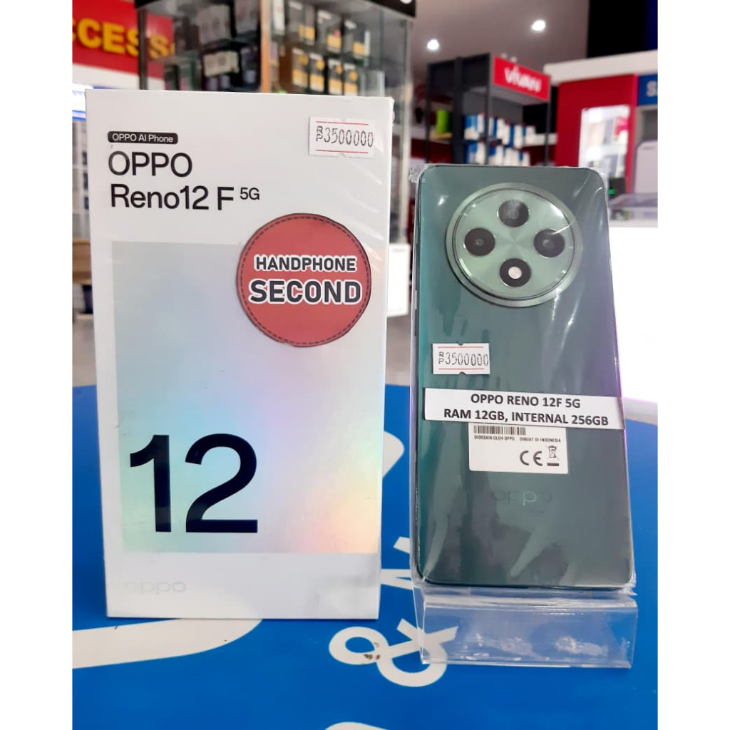 (HANDPHONE SECOND) OPPO RENO 12F 5G (12/256) - TDK GARANSI