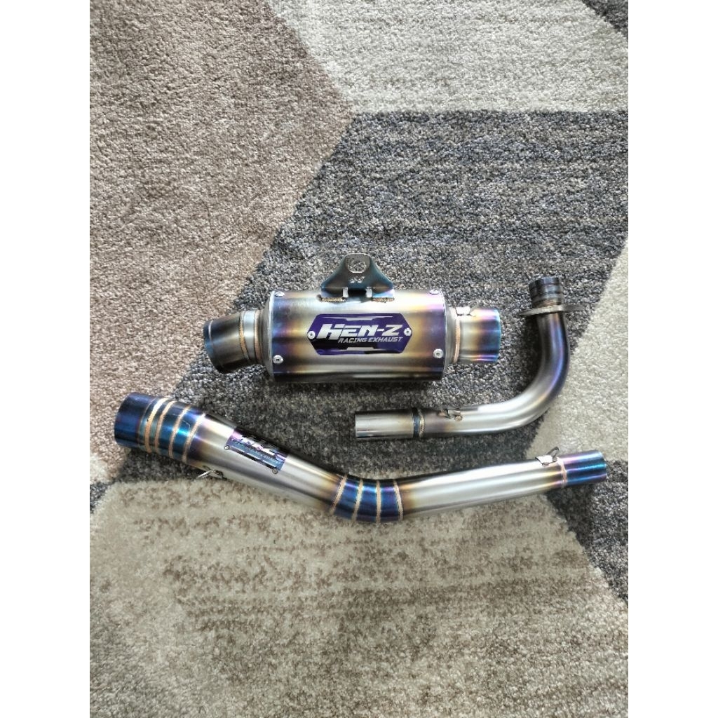 Henz racing cocok untuk motor bebek GTX blue titan