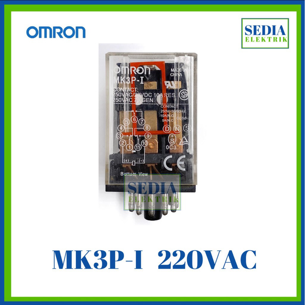Relay Omron MK3P-I 220V 11 Pin