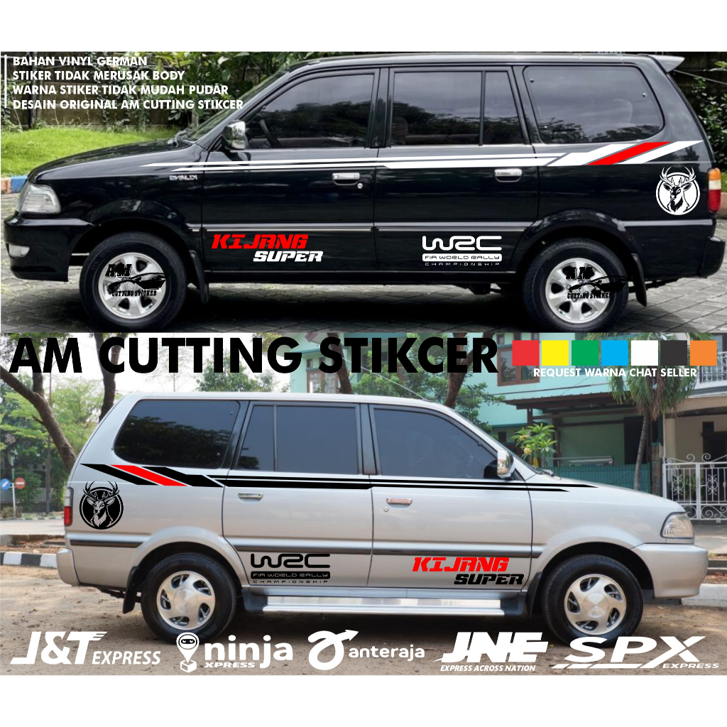 Stiker Mobil Kijang Super Stiker Body Kijang Super Stiker Kijang Super Cutting Sticker Terbaru