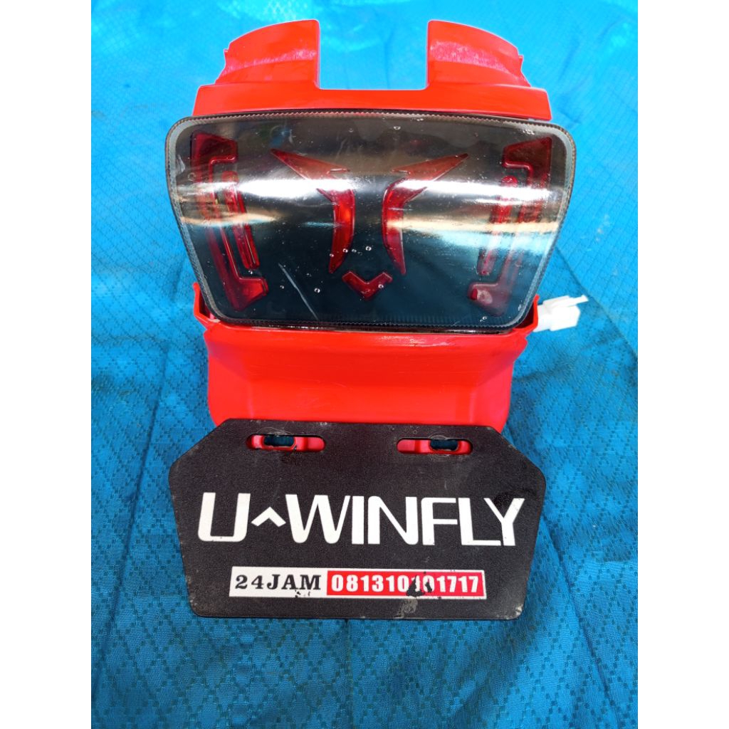 lampu belakang speda listrik uwinfly Original / lampu belakang speda listrik Original copotan