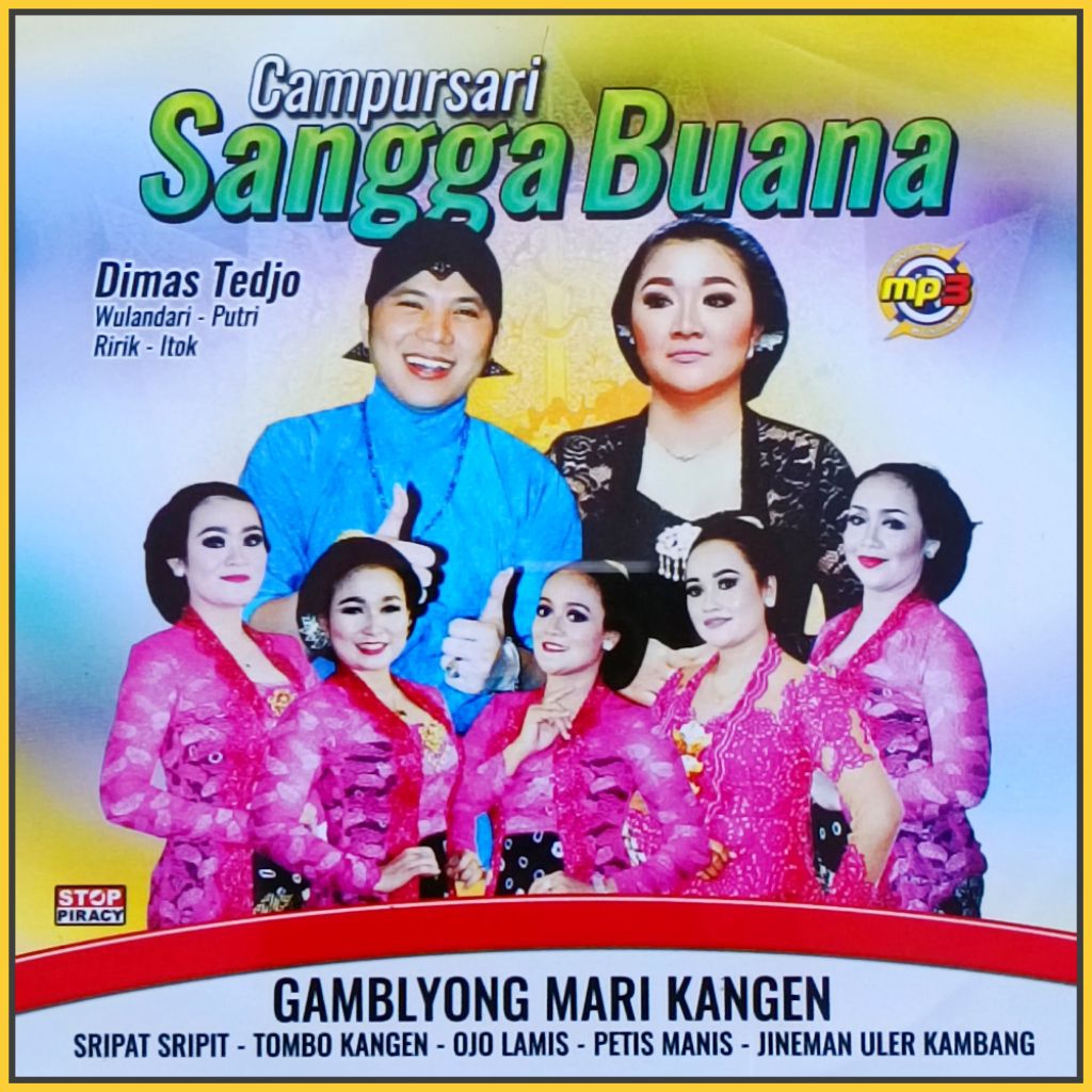 Kaset MP3 Lagu Jawa Campursari SANGGA BUANA Langgam Campuran Album Pilihan Terpopuler
