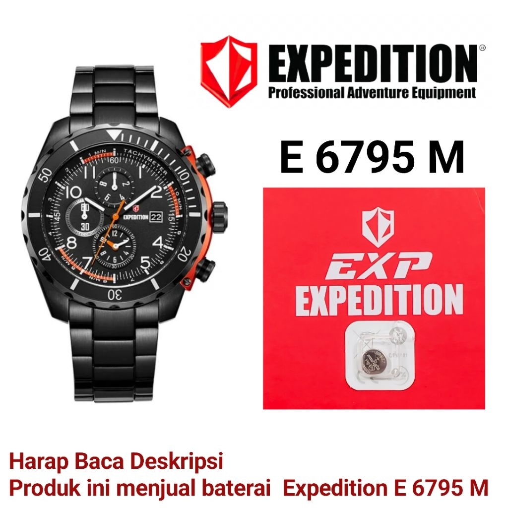 Baterai Jam Tangan EXPEDITION E 6795 M