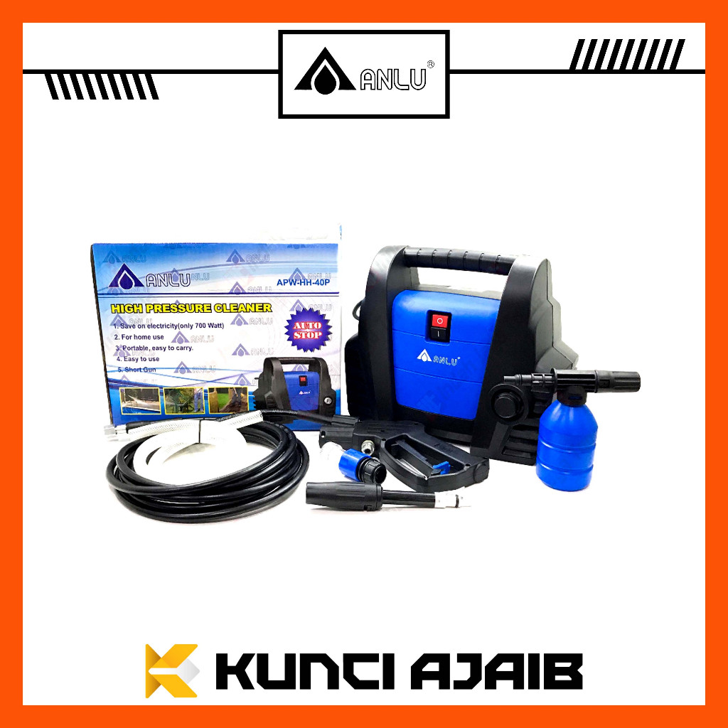 ANLU APW-HH-40P Mesin Jet Cleaner Steam Motor Mobil High Pressure