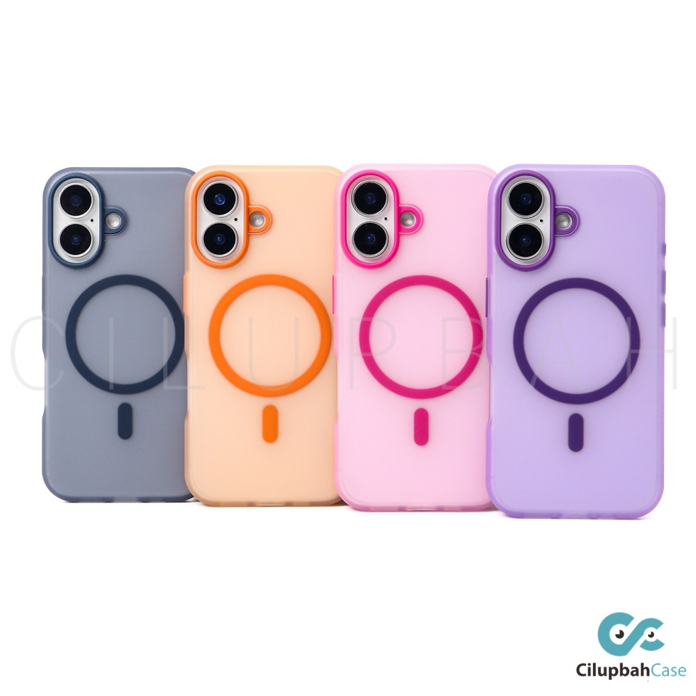 CILUPBAH Jelly Frosted Magsafe Case for iPhone 17 Air Pro Max
