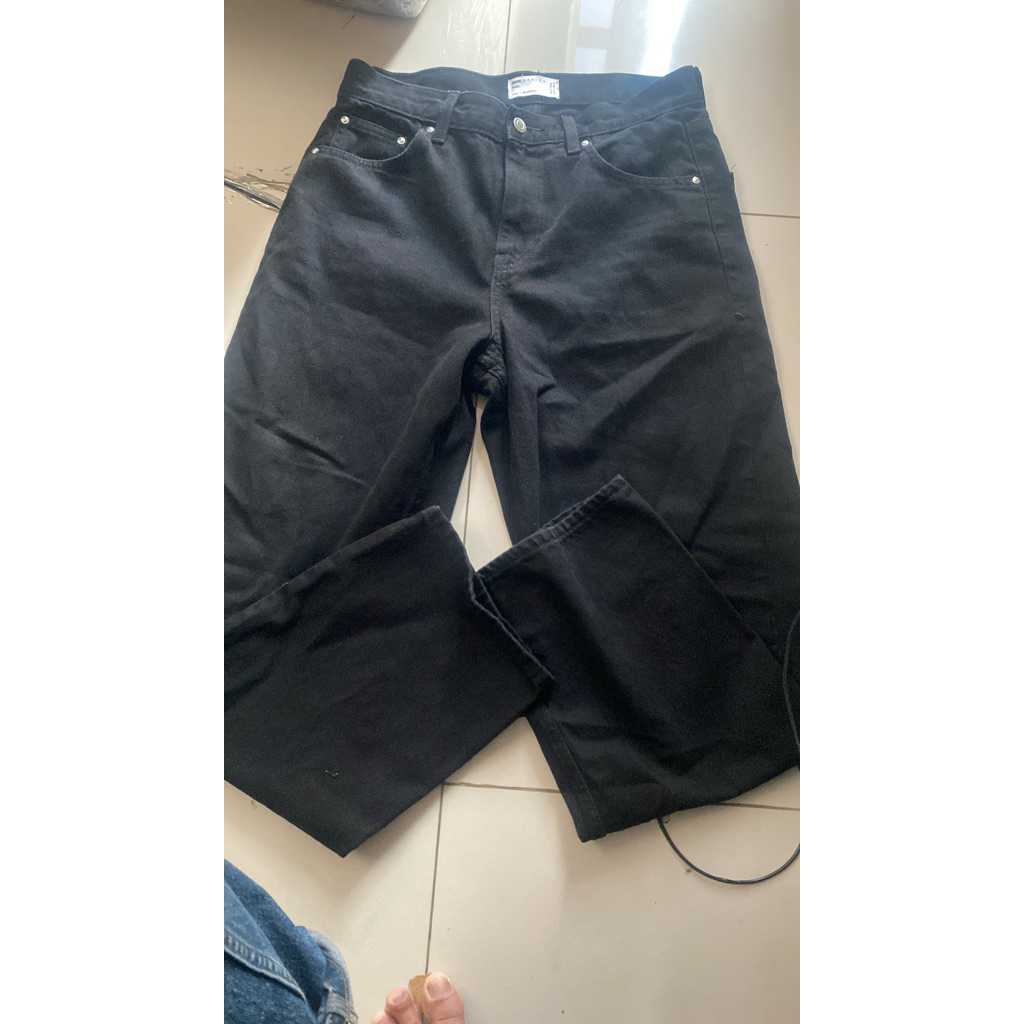 asos jeans black