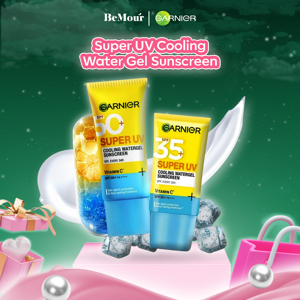 GARNIER - SUPER UV COOLING WATERGEL SUNSCREEN ( 20 | 30 ml ) - Sunscreen Wajah Cool Sensation
